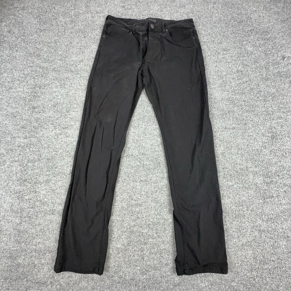 Fried Denim Jeans Mens 36x30 Black Regular Fit Straight Stretch Denim Pants